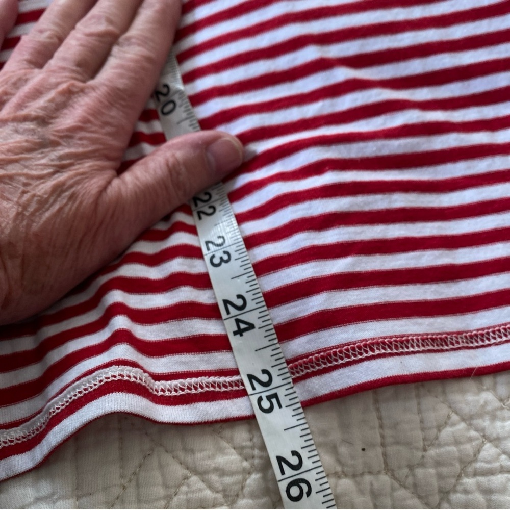 Arkansas Razorbacks women’s Open Front Vest Hog Logo red white stripes Small Med - Picture 8 of 13